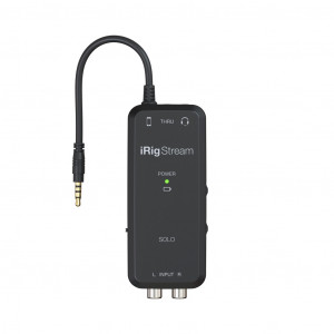 IK Multimedia iRig Stream Solo - interfata audio streaming 3 intrari, o iesire mono - Img 1
