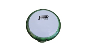 K&N Darbuka Egypt verde 22x43 cm – Darbuka orientală din aluminiu cu husă și față de rezervă, fabricată în Turcia - Img 2