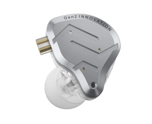 KZ Acoustics ZSN PRO 2 White – Căști profesionale in-ear cu driver dinamic super-linear și balanced armature, cablu C-pin - Img 2