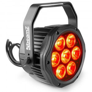 LED PAR Profesional DMX 7x 10W RGBW IP65 BWA410 carcasa de aluminiu - Img 2