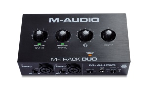 M-AUDIO M-Track Duo Interfață Audio USB 2 Canale, Podcast & Studio - Img 2