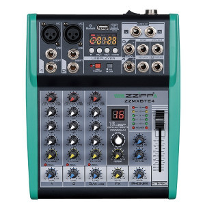 MIXER COMPACT CU 4 CANALE ZZIPP ZZMXBTE4 - Img 1