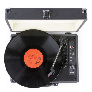 Pick-up Fenton RP115C 102.107 Bluetooth, piele PU, gri