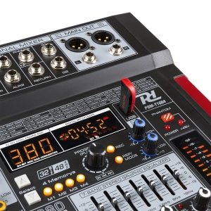 Power Dynamics PDM-T1604 mixer pasiv de scena cu 16 canale, Bluetooth/USB/DSP 172.666 - Img 5