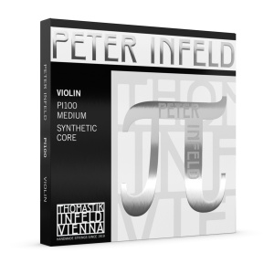 Thomastik-Infeld Peter Infeld PI100 – Set corzi pentru vioară, placate cu platină, aluminiu și argint