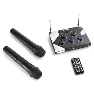 Vonyx AV510 Mixer de karaoke 103.115, 2 microfoane incluse 001