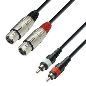 Adam Hall 3 STAR TFC 0300 cablu audio 2xRCA - 2xXLR mama 3m