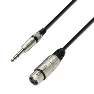 Adam Hall K3BFV0100 XLR Cablu audio balansat tată – Jack TRS stereo - Img 1