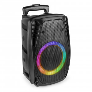 Boxa portabila Fenton FT8LED-MK2  170.018, cu baterie si microfon, bluetooth, bass 1x8''