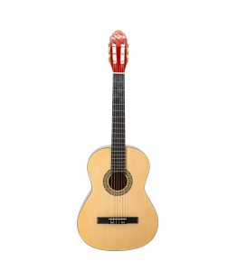 El Nino by Flame Pro Classic Natur – Chitară clasică 4/4 pentru începători + husă, tuner și corzi incluse - Img 3