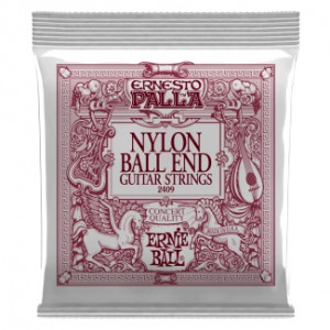 Ernie Ball Ernesto Palla 2409 – Set corzi chitară clasică cu bile, nylon negru și bronz 80/20