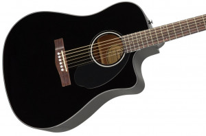 Fender CD-60 SCE Black - Chitara electro-acustica