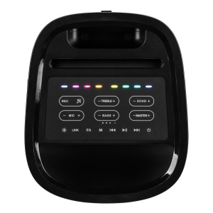 Fenton PULSE65 – Boxă portabilă cu acumulator, IPX4, LED, 2x6.5", 60W RMS, Bluetooth/USB/SD 178.576 - Img 8