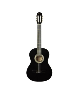 Flame CG 100 BK 4/4 –Chitară clasică ideală pentru începători, corzi nylon, negru