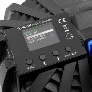 Flash LED PAR 64 SLIM Wireless DMX 7x10W RGBW Mk2