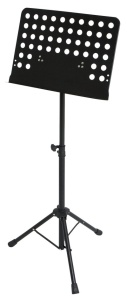 Gewa Orchestra Stand OMS-10B, Stativ partituri , reglabil 67–120 cm, negru