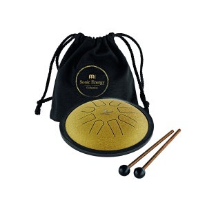 Meinl SSTD3G Sonic Energy Mini Steel Tongue Drum 7" – Fa Minor , Gold - Img 5