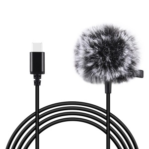 Microfon Lavalieră Puluz PU425 – Claritate și Mobilitate prin Conexiune USB-C