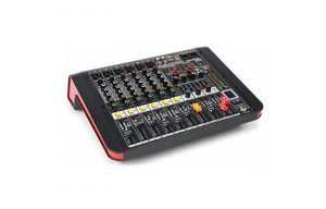 Mixer cu amplificare Power Dynamics PDM-M604A 2x200W, bluetooth, 6 canale