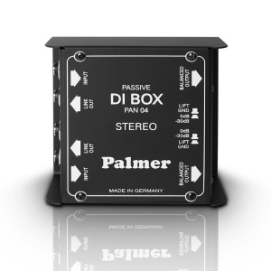 Palmer PAN-04 Passive - DI Box Pasiv Stereo cu 2 Canale și Ground Lift