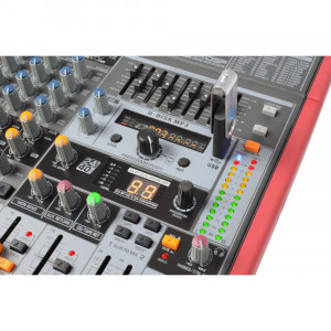PDM-S803A Mixer activ amplificat 2x 400W 8 Channel DSP/MP3 USB IN/OU Power Dinamycs - Img 3