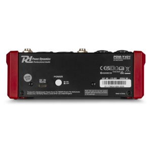 Power Dynamics PDM-Y401 Mixer pasiv cu 4 canale, Bluetooth/USB - Img 6