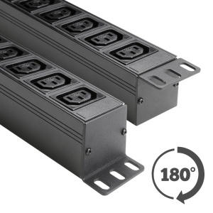 Prelungitor Adam Hall Cables 87471 IEC 1.5m 8 posturi de rack