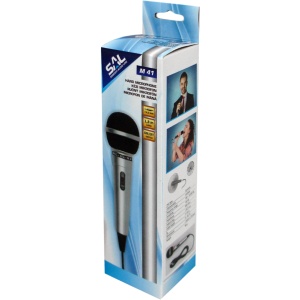 SAL M41 microfon de mână dinamic cu cablu 1.8 m, jack 6.3 mm, model cardioid – SAL - Img 3