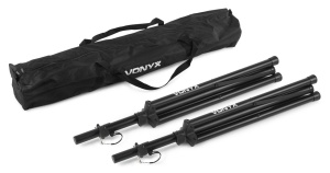 Set de 2 stative de boxe Vonyx LS01K 180.550, 100-175cm, geantă de transport inclusă