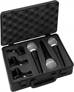 Set de 3 microfoane vocale Stage-Line DM-3SET