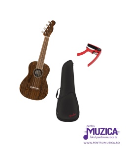Set Ukulele Fender Concert Zuma Exotic Bocote