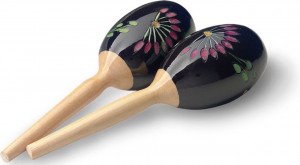 Stagg Pereche de maracas ovale din lemn 19 cm
