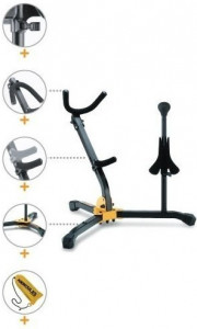Stativ pentru saxofon alto/tenor si sopran Hercules DS533BB - Img 2