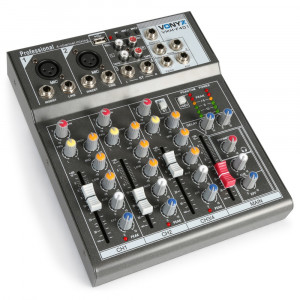Vonyx Mixer pasiv 4 x canale USB VMM-F401 - Img 2