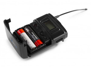 Vonyx WM62B Set receptor UHF 16 canale 2x bodypack, 2x casti, 2x lavaliere, 179.264 - Img 6