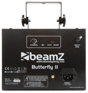 BeamZ Butterfly II LED Mini Derby – efect lumini RGBAWP 6x3W cu telecomandă - Img 2