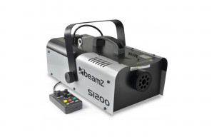 BeamZ S1200 MK II 160.491 mașină de fum 1200W cu temporizator și telecomandă – ideală pentru DJ și evenimente live