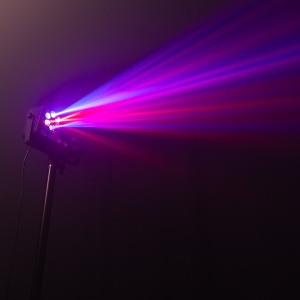 BeamZ SHIMMER4 – Efect de lumini 6-in-1 cu laser și stroboscop, DMX, LED RGBW-UV 153.862 - Img 10