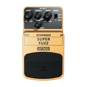 Behringer SF300 Super Fuzz – Pedală Chitară cu 3 moduri de ton Fuzz