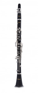 Clarinet Stagg Bb, sistem Boehm, corp ABS și chei și inele placate cu nichel
