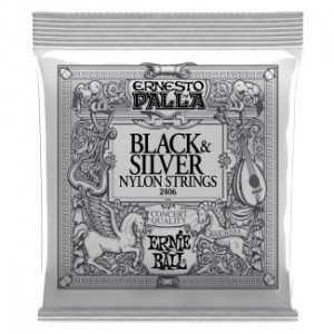 Corzi chitara clasica Ernie Ball Ernesto Palla Classical Black&Silver