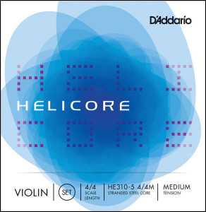 Daddario Helicore H310-5 4/4 Medium - corzi vioara