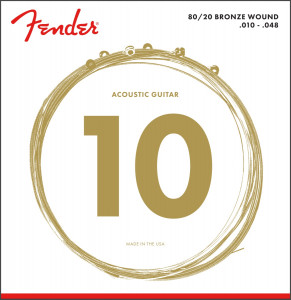 Fender 80/20 Bronze 10-48 corzi chitara acustica