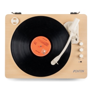 Fenton RP162S – Pick-up cu carcasă din lemn, Bluetooth, USB, difuzoare integrate 102.161 - Img 7