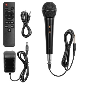 Fenton TRACK610 – Boxă portabilă cu acumulator, LED, 2x10", 240W, Bluetooth/USB/SD - Img 9