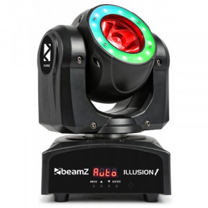 Illusion Moving Head LED Beam cu inel LED 60W 4-in-1 RGBW - Img 1