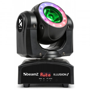 Illusion Moving Head LED Beam cu inel LED 60W 4-in-1 RGBW - Img 2