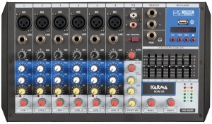 Karma MXM 08 Mixer Audio Profesional – 8 Canale cu Interfață USB și Bluetooth