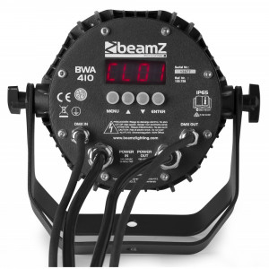 LED PAR Profesional DMX 7x 10W RGBW IP65 BWA410 carcasa de aluminiu - Img 3