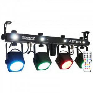 PARBAR ASTRO 4x FLATPAR 4x 10W RGB LED DMX - Img 1